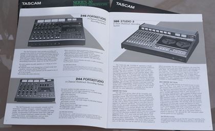 various-Yamaha & Tascam 80s promo material